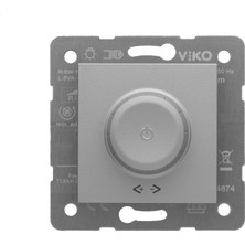 Novella/trenda Gümüş Pro Dimmer Rl 20 500W Mekanizma ve Düğme/kapak