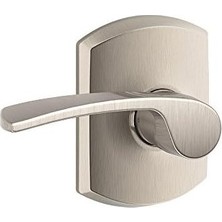 Lock Company F10MER619GRW F10 Serisi Merano W Greenwich Rose Passage Kapı Lock Saten Nikel