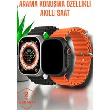 Suya ve Toza Dayanıklı 45 mm Akıllı Saat Bildirim ve Cevapsız Çağrı Görüntüleme