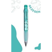 Mekanik Kurşun Kalem 0.7 mm Metalik Yeşil Gezegen Deseni