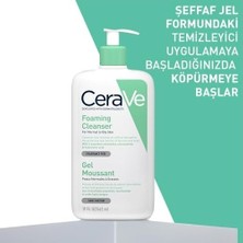 Normal ve Yağlı Ciltler Için Seramid Içerikli Köpüren Temizleyici Yüz Vücut 562 ml