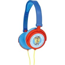 Paw Patrol Chase Kulaklık, Sınırlı Ses Gücü, Katlanabilir ve Ayarlanabilir, Mavi/kırmızı, HP015PA