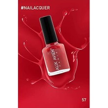 Kırmızı Oje 57 - Yüksek Pigmentli Uzun Süreli Kalıcılık Hızlı Kuruma - Nail Lacquer 57