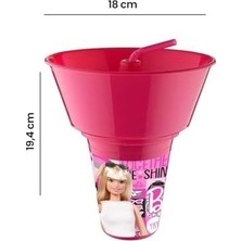 Cips ve Mısır Kovalı Pipetli Bardak