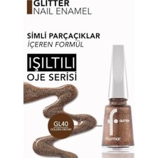 Yoğun Simli Şeffaf Oje - Glitter Nail Enamel - GL040 ORCHID-8682536049955