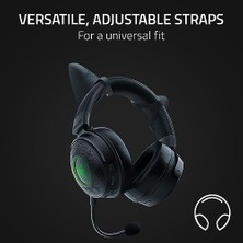 Ears V2 - Evrensel Fit Clip-On Ears Kulaklıklar Için (Clip-On Ears, Çok Yönlü, Ayarlanabilir Bantlar, 26 G Hafif Premium Silikon) Siyah