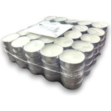 100 Tealight Mum Kokusuz Ev Tatil Parti Dekoru Glımma