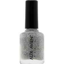 Gri Simli Oje 39 - Yüksek Pigmentli Uzun Süreli Kalıcılık Hızlı Kuruma - Nail Lacquer 39