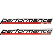 Edition Yazılı 2 Adet 3D Kabartmalı Sticker, Universal Kullanım - Motorsiklet - Araba | Redlinegrafik
