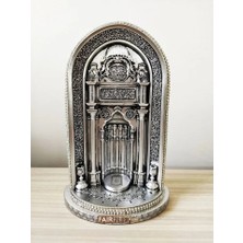 Fair Home Islami Hediyelik Masa Dekoru Biblo Mihrap Gümüş