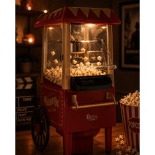 Yağsız Mısır Patlatma Makinesi Sıcak Hava Popcorn Makinesi Nostaljik Tasarım