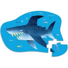 Frefly Store Köpekbalığı Temalı 12 Parça Mini Puzzle, 2+ Yaş Için