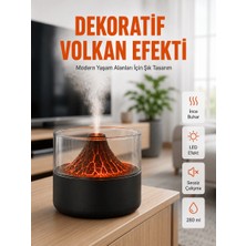 Volkanik Tasarımlı LED Işıklı Ultrasonik Nemlendirici