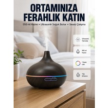 BN01 Uçucu Yağ Uyumlu Renkli LED Işıklı Nemlendirici