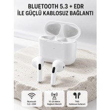 Tws Kablosuz Bluetooth Kulaklık 3 Saat Müzik 4 Saat Konuşma Şarj Kutulu