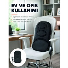 Ev ve Araç Için Masaj Minderi Modlu Isıtmalı Titreşimli Koltuk Masaj Pedi