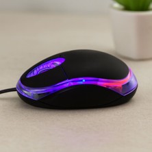 Kablolu Optik Mouse 1200 Dpı Siyah (Usb, 110 Cm)