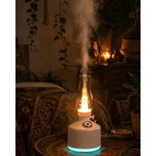 LED Işıklı Vintage Hava Nemlendirici Aromaterapi Difüzörü USB Şarjlı