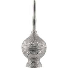 Fair Home Güldanlık Gülsuyu Şişesi Dekoratif Büyük Boy Metal Gümüş – Payitaht Model