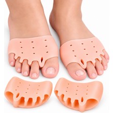 Sanal Trend Ten Rengi Ayak 5 Parmak Parmağı Ayıran Silikon Makaralı Bunyon Parmak Ayırıcı