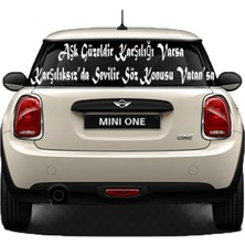 Berrybu Oto Cam Yazı Sözleri Ticari-Servis-Dolmuş-Panelvan Uzun Sticker Model 48