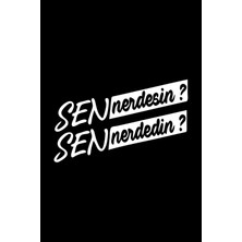 Berrybu Sen Nerdesin ? Özel Yeni Sticker Oto Cam Özel Yeni Sticker Beyaz 21*8 cm