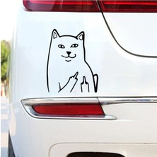 Berrybu Mizahi Cam ve Araç Arkası Özel Yeni Sticker Siyah 10*8 cm