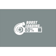 Berrybu Boost Loading Oto Özel Yeni Kaliteli Kaliteli Sticker Beyaz 20*10 cm