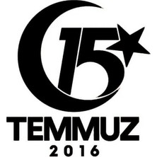 Berrybu On Beş Temmuz Oto Cam Sticker 18*20 cm