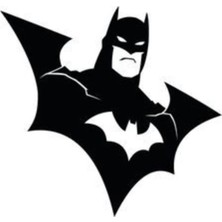 Berrybu Batman Oto Özel Yeni Sticker 25 x 22 cm