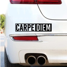 Berrybu Carpe Diem Yazılı Oto Yazısı Oto Sticker, (Ecnrshop Tarafından Gönderilmektedir)I 25*8 cm