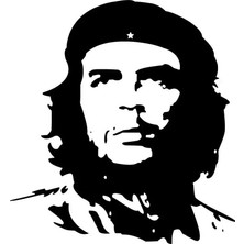 Berrybu Che Guevara Oto Özel Yeni Sticker Siyah 30 x 33 cm