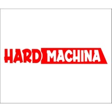 Berrybu Hard Machina Oto Sticker Kırmızı 15*3 cm