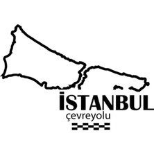 Berrybu Istanbul Çevreyolu Özel Yeni Sticker 12*9 cm