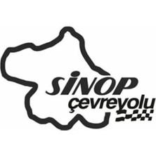 Berrybu Sinop Çevreyolu Sticker (Ecnrshop Tarafından Gönderilmektedir) 12*9 cm