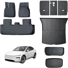 Fimer Üçlü – Model Y Juniper 2025+ Premium Paspas + Bagaj Havuz Seti + Arka Koltuk Koruyucu Set