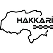 Berrybu Hakkari Çevreyolu Özel Yeni Tasarım Sticker 12*9 cm