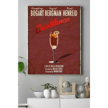 (PSTER15528) Casablanca-Kazablanka Film Afişi Kanvas Tablo 3 50 x 70
