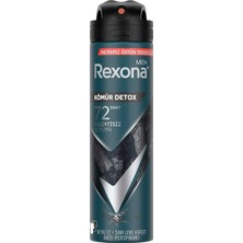 Prime Rexona Men Erkek Sprey Deodorant Kömür Detox 150 ml (6 Paketi)