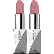 Prime Alix Avien Uzun Süre Kalıcı Nemlendirici Pürüzsüz Etkili Yarı Mat Ruj Satin Lipstick 812 Wildflower (2 Paketi)