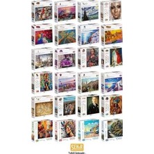 Prime Ca Games Istanbul Manzarası 1000 Parça 2,2mm Kalınlık 48X68CM Profesyonel Hobi Puzzle Yapboz Serisi