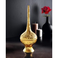 Fair Home Güldanlık Gülsuyu Şişesi Dekoratif Metal Gold – Yasir Model