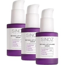 Prime Sinoz Retinol Lift-Xylane Kırışıklık Karşıtı & Cilt Yenileyici Serum 30 Ml. (3 Paketi)
