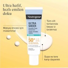 Prime Ultra Sheer Oil Control Fluid SPF50+ Yüz Güneş Koruyucu 50 ml