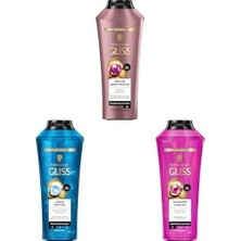 Prime Gliss Şampuan Çeşitleri (3X400ML)