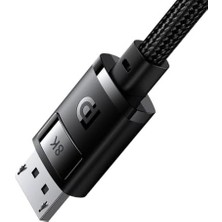 Prime Definition Serisi Dp 8k To Dp 8k Adaptör Kablo, 2m, Siyah