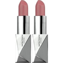 Prime Alix Avien Uzun Süre Kalıcı Nemlendirici Pürüzsüz Etkili Yarı Mat Ruj Satin Lipstick 809 Roasted Pink (2 Paketi)