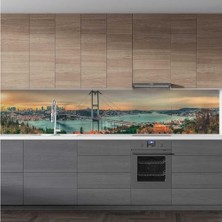 Prime Mutfak Tezgah Arası Folyo Kaplama Folyosu Istanbul Köprü 60X400 cm