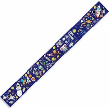 Prime Sinaticaret Uzay Temalı Dev Boyama Kağıdı Rulosu, 5 Metre Uzunluk, 45 cm Genişlik, Eğitici Çocuk Aktivite Kağıdı, Beyaz