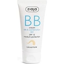 Prime Ziaja Bb Krem Yağlı ve Karma Cilt Doğal Ton Spf 15 50 ml